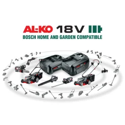 AL-KO 18V (BOSCH H&G) AR 1835 PLÆNELUFTER 2X170 MM UDEN BATTERI OG LADER