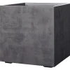 DEROMA MILLENIUM 208-618 PLANTEKASSE PLASTIK ANTRACITGRÅ 25X25X25 CM