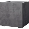 DEROMA MILLENIUM 208-619 PLANTEKASSE PLASTIK ANTRACITGRÅ 39X39X39 CM