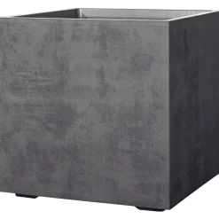 DEROMA MILLENIUM 208-619 PLANTEKASSE PLASTIK ANTRACITGRÅ 39X39X39 CM