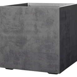 DEROMA MILLENIUM 208-619 PLANTEKASSE PLASTIK ANTRACITGRÅ 39X39X39 CM