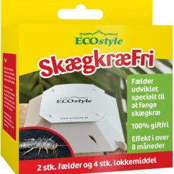 ECOSTYLE INKL. 4 STK. LOKKEMIDDEL SKÆGKRÆFÆLDE 2 STK.