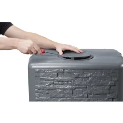 GARANTIA REGNVANDSTØNDE 350 LITER GRÅ