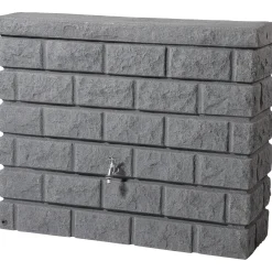 GARANTIA ROKY 400 L REGNVANDSBEHOLDER 40 X 120 X 100 CM GRÅ GRANIT