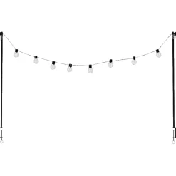 GARDENLIFE DEKOSTANG TIL LYSKÆDE STÅL SORT L220 CM