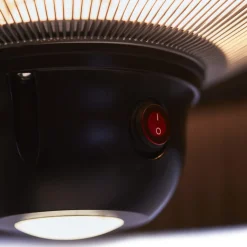 HORTUS 211-318 TERRASSEVARMER SORT 800/1000/1800 W