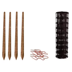 HORTUS HEGN SORT PLASTBELAGT 0.80 X 50 M