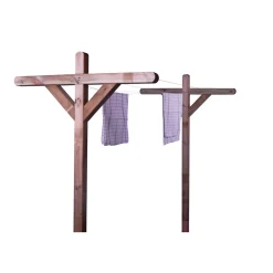 HORTUS 801-010PC TØRRESTATIV NATUR TRÆ