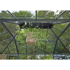 JULIANA GRAND OASE DRIVHUS 3 MM HÆRDET GLAS HELE BANER ANTRACIT 25,6 M2