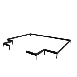 JULIANA ORANGERI 15,1 ORANGERI SOKKEL SORT 15,1 M2