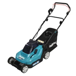 MAKITA DLM382PT2 PLÆNEKLIPPER AKKU 18V MED BATTERI OG LADER