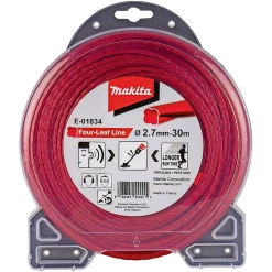 MAKITA FOUR-LEAF E-01834 RØD TRIMMERTRÅD