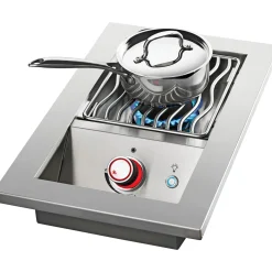 NAPOLEON BUILT-IN 700 SERIE 10" SIDEBRÆNDER INDBYGNINGSGRILL SØLV