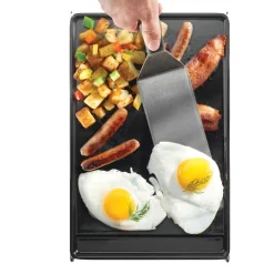 NAPOLEON STEGEPLADE PORCELÆNSEMALJERET STØBEJERN