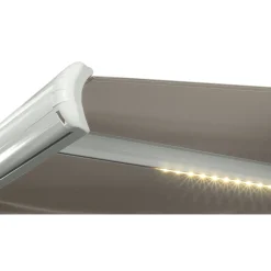 OUTFIT LIANA M/LED MARKISE M/MOTOR TAUPE/HVID 350 CM