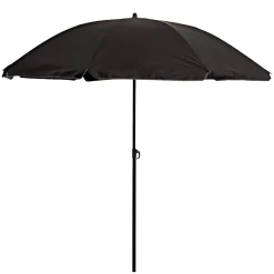 OUTFIT STRANDPARASOL SORT Ø1,8 M