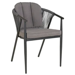 OUTRIUM COMO HAVESTOL RYGHYNDE ANTRACITGRÅ 5 X 44 X 36 CM