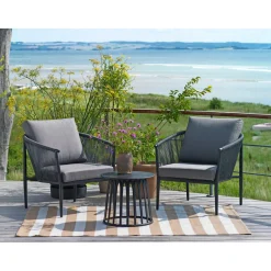 OUTRIUM COMO LOUNGESTOL GRÅ