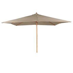 OUTRIUM ELBA PARASOL SAND/GRÅ 3X3 M