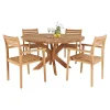 OUTRIUM ESTORIL/GILI MED 4 STOLE HAVEMØBELSÆT TEAK