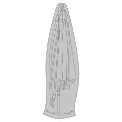 OUTRIUM HÆNGEPARASOL OVERTRÆK SORT