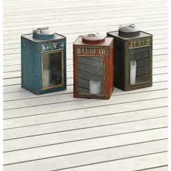 OUTRIUM JAKARTA LANTERNE BLÅ METAL