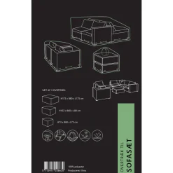 OUTRIUM MODUL SOFASÆT OVERTRÆK SORT