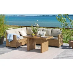 OUTRIUM SARDINIEN MED EKSTRA HØJ RYG SOFASÆT NATUR