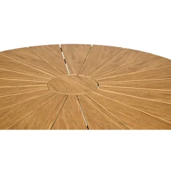 OUTRIUM TAVIRA Ø120 CM HAVEBORD SORT/TEAK LOOK