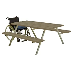 PLUS ALPHA BORDBÆNKESÆT GRÅBRUN