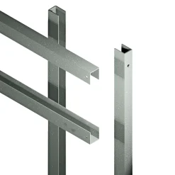 PLUS ARTURA STÅLRAMME GALVANISERET LOOK 90 X 135 CM