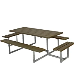 PLUS BASIC BORDBÆNKESÆT GRÅBRUN