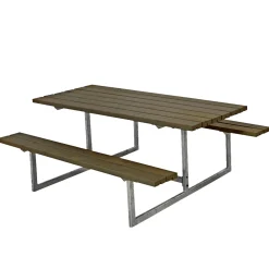 PLUS BASIC BORDBÆNKESÆT GRÅBRUN