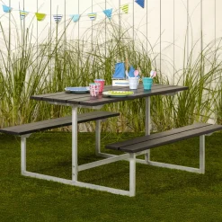 PLUS BASIC BØRNE BORDBÆNKESÆT SORT