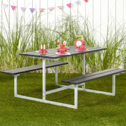 PLUS BASIC BØRNE BORDBÆNKESÆT SORT