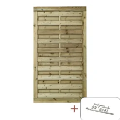 PLUS BERGEN LÅGE TRYKIMPRÆGNERET NATUR 100 X 180 CM