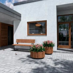 PLUS BÆNK GYLDENBRUN 150 CM