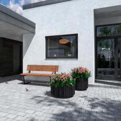 PLUS BÆNK GYLDENBRUN 150 CM