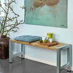 PLUS CAFE BÆNK NATUR 127 CM
