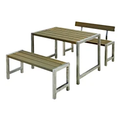 PLUS CAFE PLANKESÆT GRÅBRUN