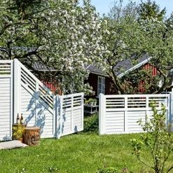 PLUS DECORA HEGN FUNGICIDBEHANDLET & GRUNDMALET 2 GANGE HVID 180 X 180 CM