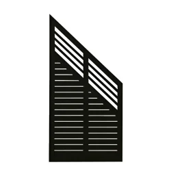 PLUS DECORA HEGN FUNGICIDBEHANDLET & GRUNDMALET 2 GANGE SORT 90 X 180 CM