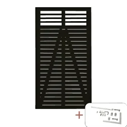 PLUS DECORA LÅGE FUNGICIDBEHANDLET OG GRUNDMALET 2 GANGE SORT 100 X 180 CM