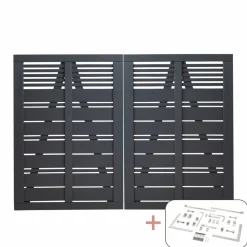 PLUS DOBBELTLÅGE FUNGICIDBEHANDLET OG GRUNDMALET UMBRAGRÅ 200 X 140 CM