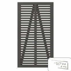 PLUS ENKELTLÅGE FUNGICIDBEHANDLET OG GRUNDMALET UMBRAGRÅ 100 X 180 CM