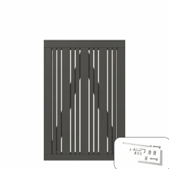 PLUS ENKELTLÅGE FUNGICIDBEHANDLET OG GRUNDMALET UMBRAGRÅ 95 X 140 CM