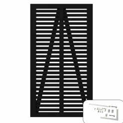 PLUS ENKELTLÅGE FUNGICIDBEHANDLET OG GRUNDMALET SORT 100 X 180 CM