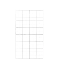 PLUS ESPALIER STÅL GALVANISERET LOOK 80 X 140 CM