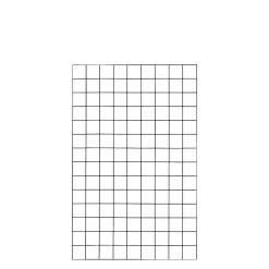 PLUS ESPALIER STÅL SORT 90 X 140 CM