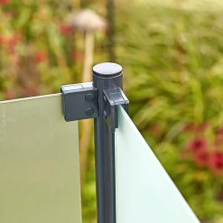 PLUS GLASHEGN HÆRDET FROSTED 90 X 91 X 91 X 0.60 CM